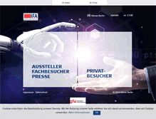 Tablet Screenshot of ifa-berlin.de